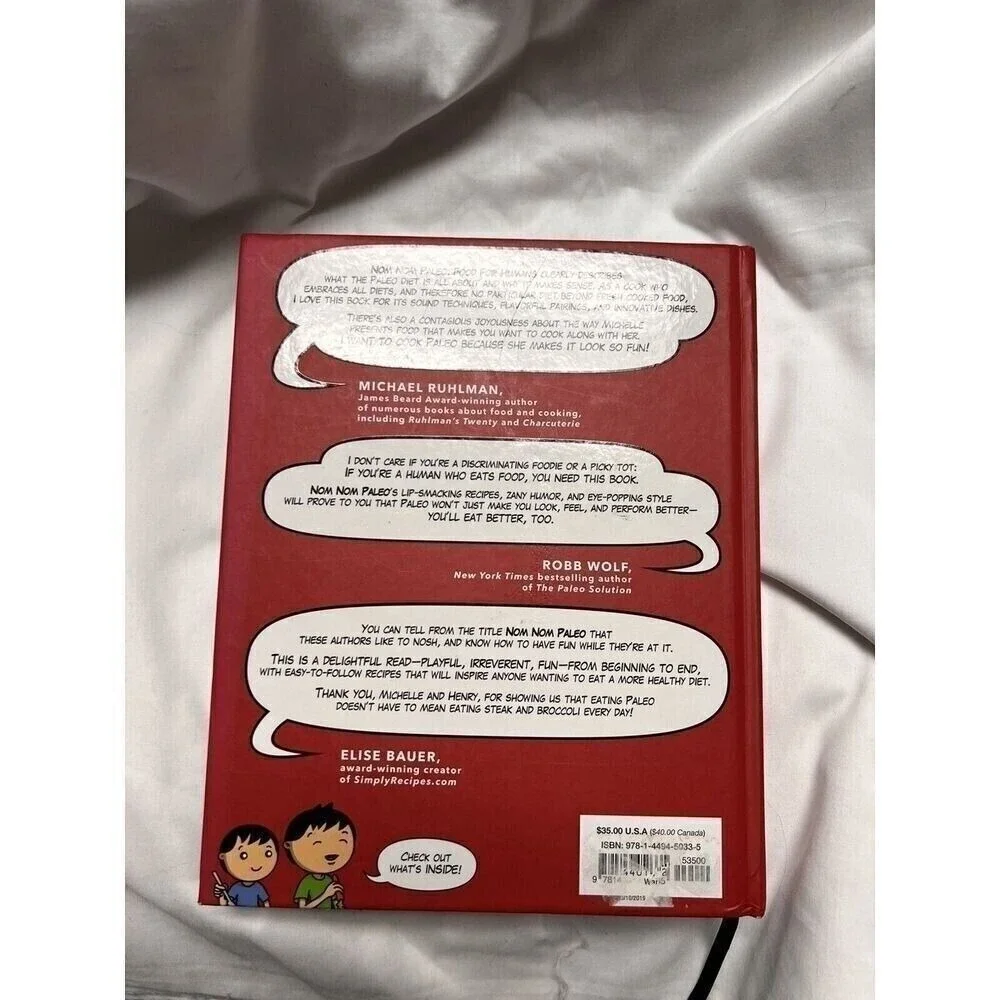 Nom Nom Paleo Food for Humans‎ Cookbook Michelle Tam Henry Fong Hardcover